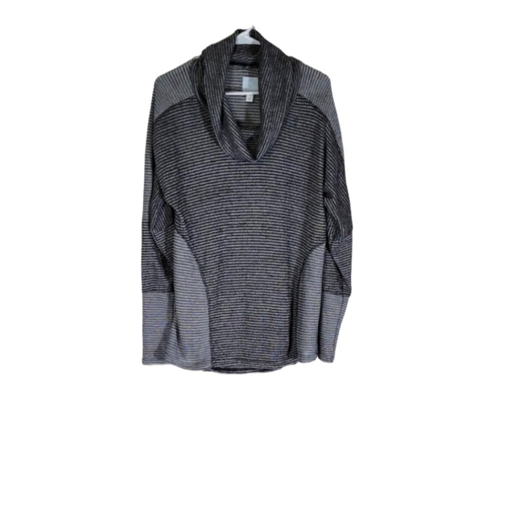 Sundays- Gray cowl neck sweater. Size XL